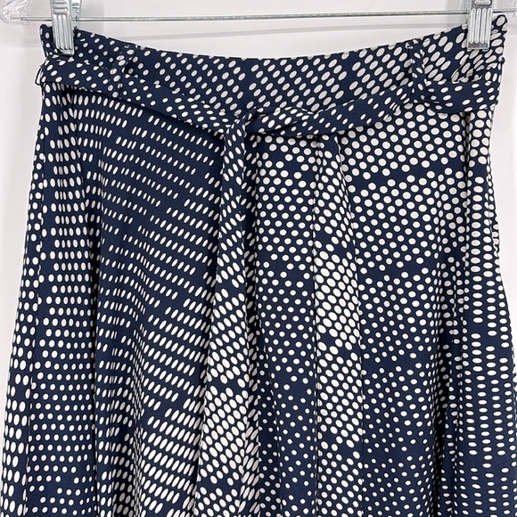 Banana Republic Factory Handkerchief Skirt Blue & White Polka Dot Women’s Size 2 - Picture 3 of 9
